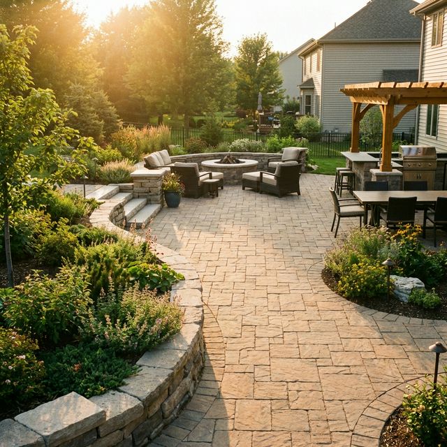 Luxury Outdoor Living Space